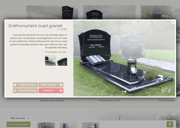 grafsteen uitzoeken prijsinformatie grafstenen