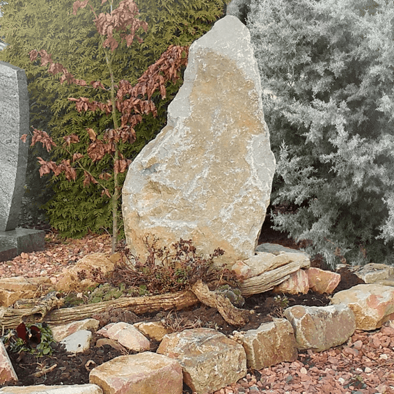 natuurlijk grafmonument inspiratietuin