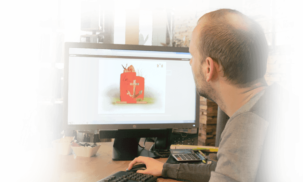 den hollandsche eigen ontwerp grafsteen