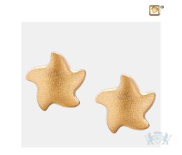 Angelic Star Stud Earrings Bru Gold Vermeil