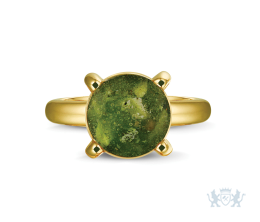 Asring geelgoud met hars en diamantjes