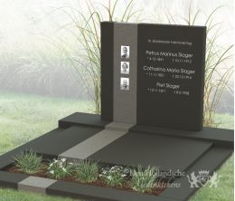 Dubbel grafmonument