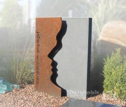 Grafmonument in cortenstaal