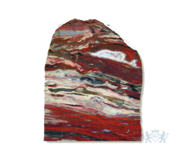 Lapis Red - gepolijst met gehakte kanten
