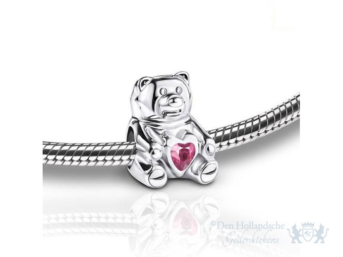 BCB 001 Assieraad bead Cuddle Bear foto 1
