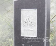 Belgisch hardsteen grafsteen foto 3