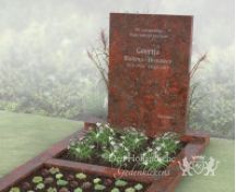 Eenvoudig grafmonument met ruimte voor beplanting foto 3