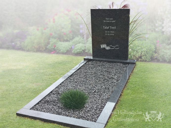 Eenvoudig vormgegeven grafmonument foto 1