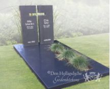 Grafsteen met kruis foto 1