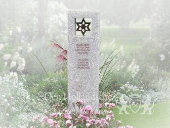 Granieten zuil met ster