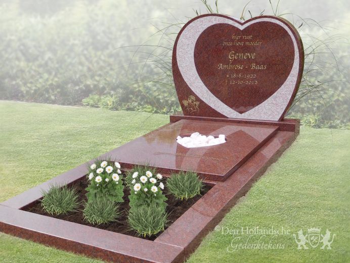 Hartvorm grafmonument foto 1