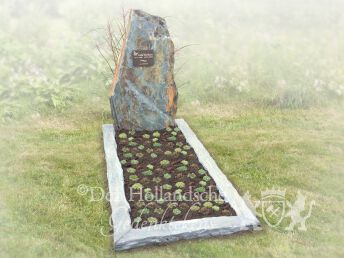 Leisteen grafmonument