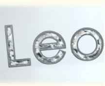 Letters in glasplaat foto 1