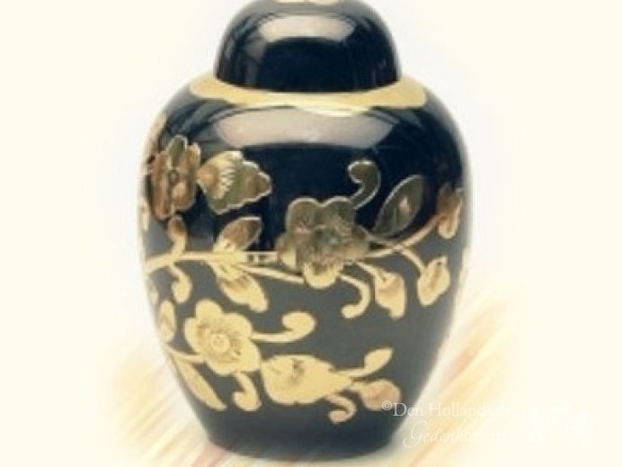 Messing urn foto 1