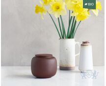  Seres kleine urne — roodbruin engobe foto 1