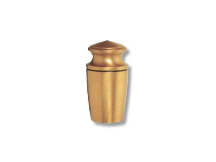 Bronzen mini urn foto 1