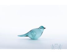 Glazen vogel - Lichtblauw foto 1
