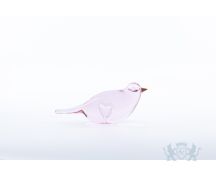 Glazen vogel - Oranje foto 1