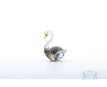 Glazen zwaan Spikkels - Geel foto 1
