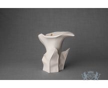 Keramische Calla bloem urn mat wit foto 1