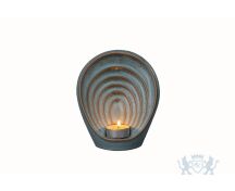 Keramische mini urn "Guardian Oily Green Melange" foto 1