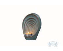 Keramische mini urn "Guardian Oily Green Melange" foto 1
