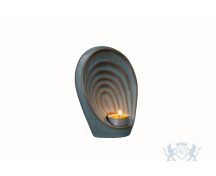 Keramische mini urn "Guardian Oily Green Melange" foto 1