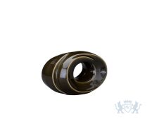 Keramische mini urn "The Passage Oily Green" foto 1