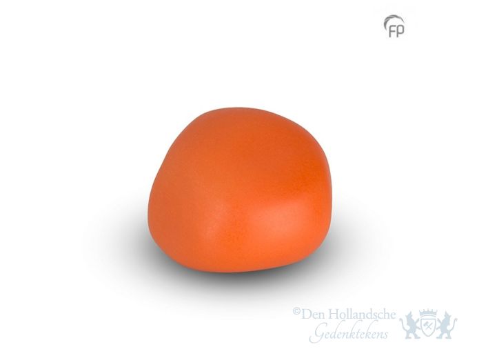Oranje knuffelkeitje van keramiek foto 1