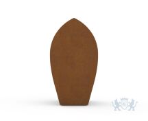 RVS urn Tulip vorm - Mat zwart foto 1