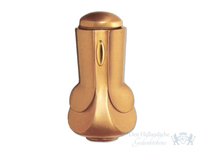 Unieke bronzen mini urn foto 1