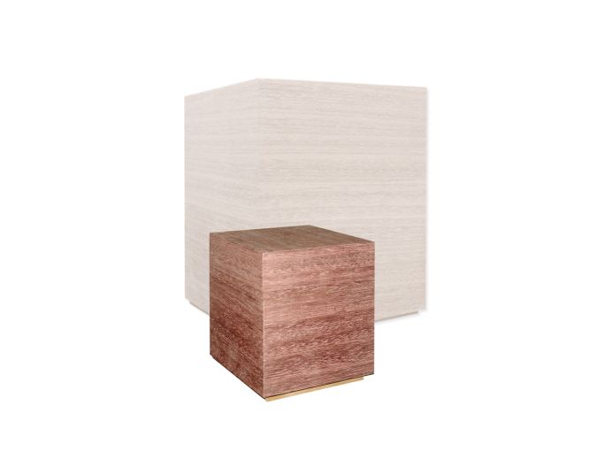 Unieke mini urn van hout foto 1