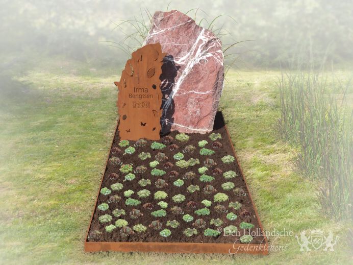 Natuurlijk rots grafmonument  foto 1