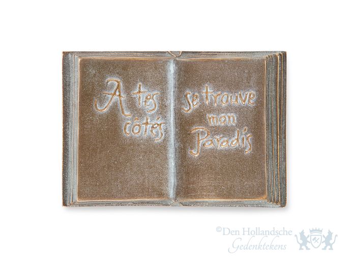 Open boek met tekst foto 1