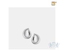TearDrop Stud Earrings Pol and Bru Silver foto 1