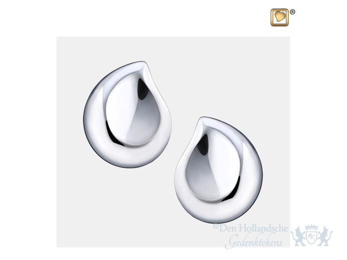 TearDrop Stud Earrings Pol Silver foto 1