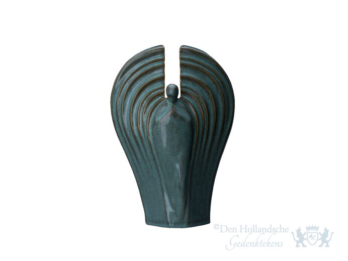 Keramische urn &quot;Guardian Olive Green&quot; foto 1