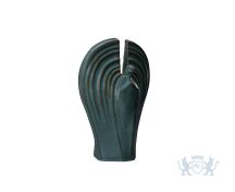 Keramische urn "Guardian Olive Green" foto 1
