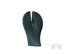 Keramische urn "Guardian Olive Green" foto 1