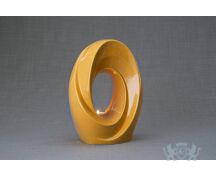Keramische urn "The Passage Amber Yellow" foto 1