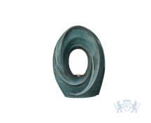Keramische urn "The Passage Oily Green Melange" foto 1
