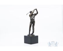 Urn beeld - golfer foto 1