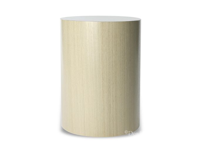 Urn van hout cilindervorm foto 1