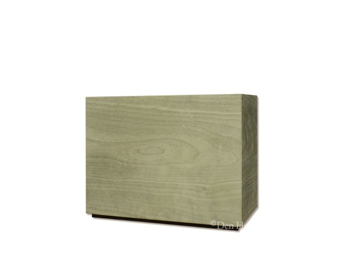 Urn van hout rechthoekig foto 1