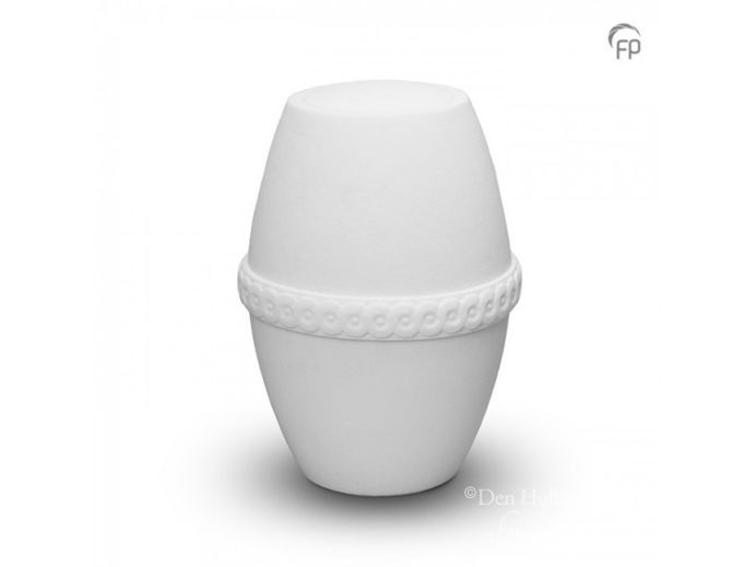 Witte urn foto 1