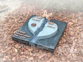 Urnenmonument met gebroken hart