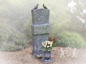 Urnenzuil met vogels
